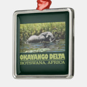 Okavango Delta Metalen Ornament (Links)