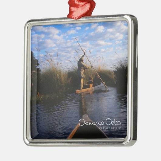 Okavango Delta Metalen Ornament (Links)