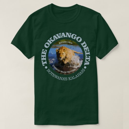 Okavango Delta NP T-shirt (Design voorkant)