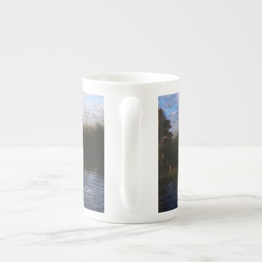 Okavango Delta Porselein Kop (Achterkant)