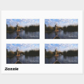 Okavango Delta Rechthoekige Sticker (Vel)