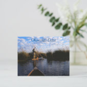 Okavango Delta Travel Briefkaart (Staand voorkant)