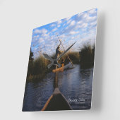 Okavango Delta Vierkante Klok (Hoek)