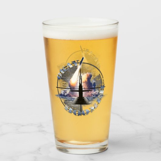 OKAY BOOMER US Navy Nuclear Sub Force Glas (Voorkant gevuld)
