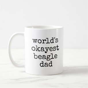 Okayest Beagle Dad Funny Beagle hondeneigenaar Koffiemok