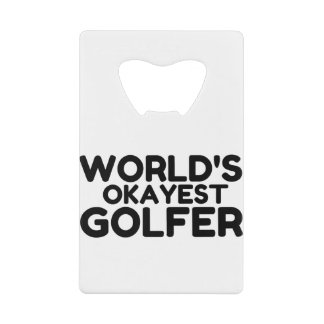 OKAYEST GOLFER CREDITKAART FLESSENOPENER