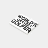 OKAYEST GOLFER POST-IT® NOTES (Schuin)