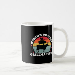 Okayest Grillmaster Funny BBQ Grilling Meat Smoker Koffiemok