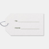 Okayest Kerstmis grappig groene vakantie Cadeaulabel (Achterkant Horizontaal)