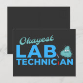 OKAYEST LAB TECHNICIAN - MEDISCHE LAB TECH BRIEFKAART (Voorkant / Achterkant)