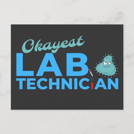 OKAYEST LAB TECHNICIAN - MEDISCHE LAB TECH BRIEFKAART (Voorkant)