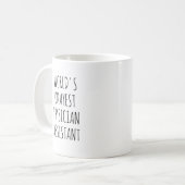 Okayest Physician Assistant Funny PA Koffiemok (Voorkant links)