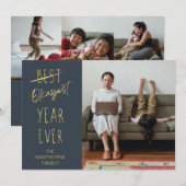 Okayest Year 2020 Custom Christmas Photo Feestdagenkaart (Voorkant / Achterkant)