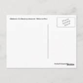 OKC Memorial Reflections Briefkaart (Achterkant)