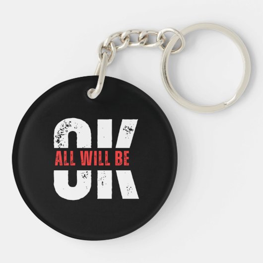 Oké Acryl Sleutelhanger (Achterkant)