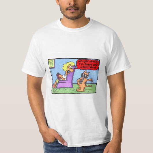 Oké, al goed. FUNNY Bow Wows & Meows cartoon! T-shirt (Voorkant)