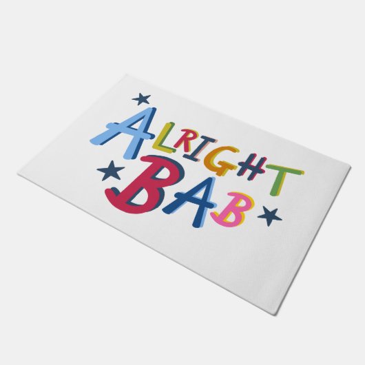 Oké Bab Black Country Words Deurmat (Schuin)