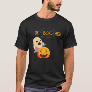 Oké Boo-Mer Funny Halloween Ghost Pumpkin T-shirt