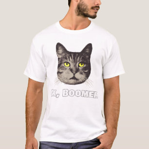 Oké Boomer Cat Shirt Millennial Cat Gift Oka