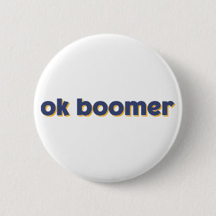 Oké Boomer. Ronde Button 5,7 Cm
