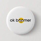 oké boomer ronde button 5,7 cm (Voorkant)