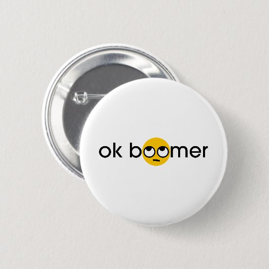 oké boomer ronde button 5,7 cm (Voorkant /achterkant)