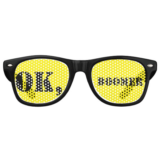 Oké, Boomer Shades Retro Zonnebril (Voorkant)