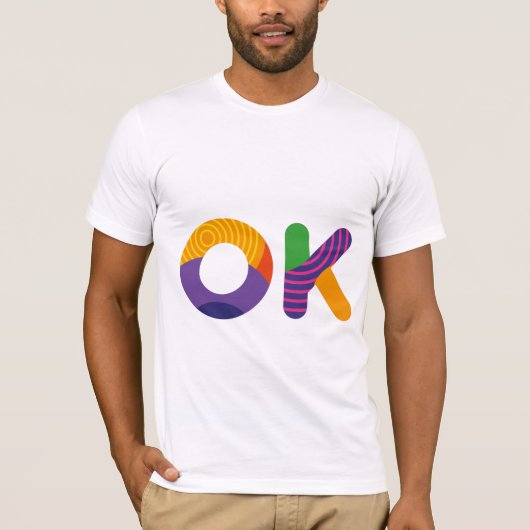Oke, grappige tekst t-shirt (Voorkant)