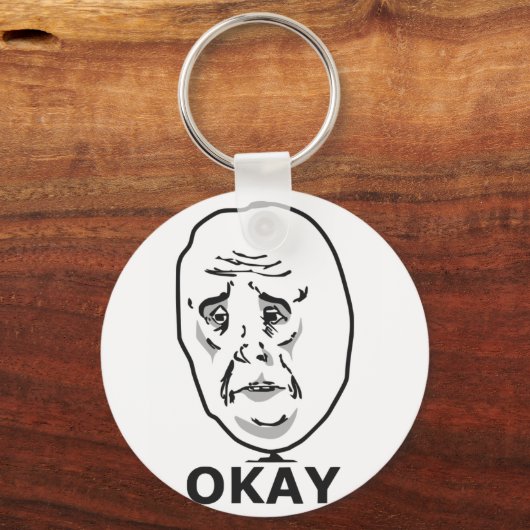 Oké Guy Meme Sleutelhanger (Voorkant)