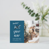 Oké het jaar van het allereerste jaar van de fotos briefkaart (Staand voorkant)