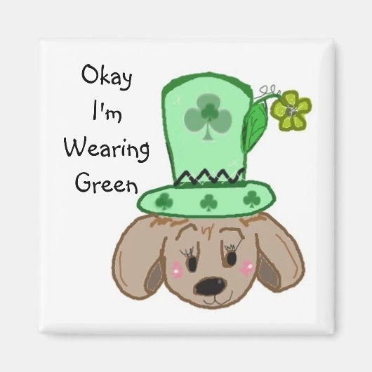 Oké, ik ben groen. magneet (Voorkant)