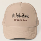 Oké, ik neem het terug in Unf. Trucker Pet (Voorkant)