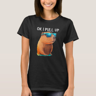 Oké, ik trek Capybara Capybara Costume voor vrouwe T-shirt