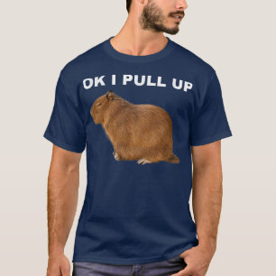 Oké, ik trek Capybara Funny Meme Cute Animal T-Shi T-shirt