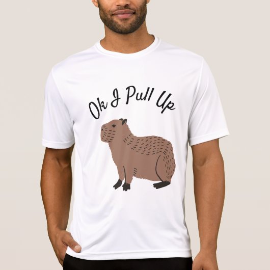 Oké, ik trek Capybara Funny T-Shirt op (Voorkant)