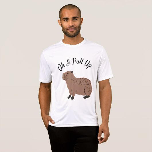 Oké, ik trek Capybara Funny T-Shirt op (Voorkant volledig)