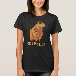 Oké, ik trek Capybara Glassen Meme op T-shirt