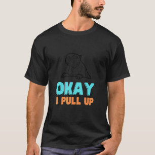 Oké, ik trek Capybara Happy Animal Pet omhoog T-shirt