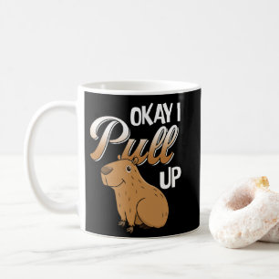 Oké, ik trek Capybara Hydrochoerus hydrochaeris o Koffiemok