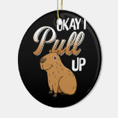 Oké, ik trek Capybara Hydrochoerus hydrochaeris om Keramisch Ornament (Links)