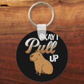 Oké, ik trek Capybara Hydrochoerus hydrochaeris om Sleutelhanger (Voorkant)