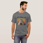 Oké, ik trek Capybara Retro op T-shirt (Voorkant volledig)