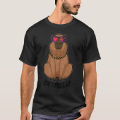 Oké, ik trek Capybara Sunbril Beach Capibara H op T-shirt (Voorkant)