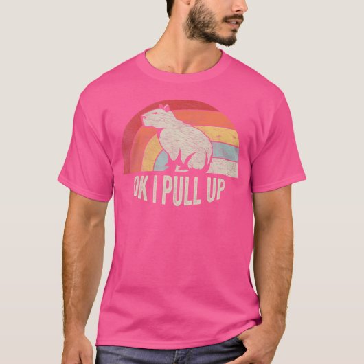Oké, ik trek grappige Capybara T-shirt (Voorkant)