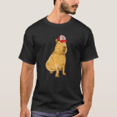 Oké, ik trek het Capybara op met Trucker Hat T-shirt (Voorkant)