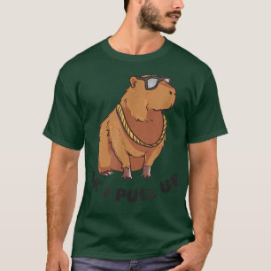 Oké, ik trek schimmuts op Capybara Glassen Meme T-shirt