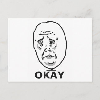 Oké Kerel Meme Briefkaart