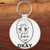Oké Kerel Meme Sleutelhanger (Voorkant)