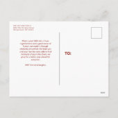 Oké kerstfeest ooit grappig rood feestdagenkaart (Achterkant)