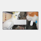 Oké...laat mezelf er groot uitzien bureaumat (Keyboard & Muis)